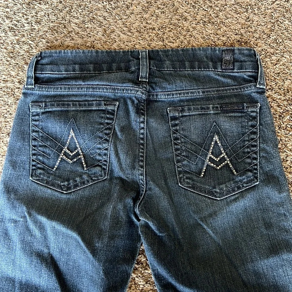 7 For All Mankind Women’s‎ Size 25 ‘A’ Pocket Jeans - Picture 4 of 11